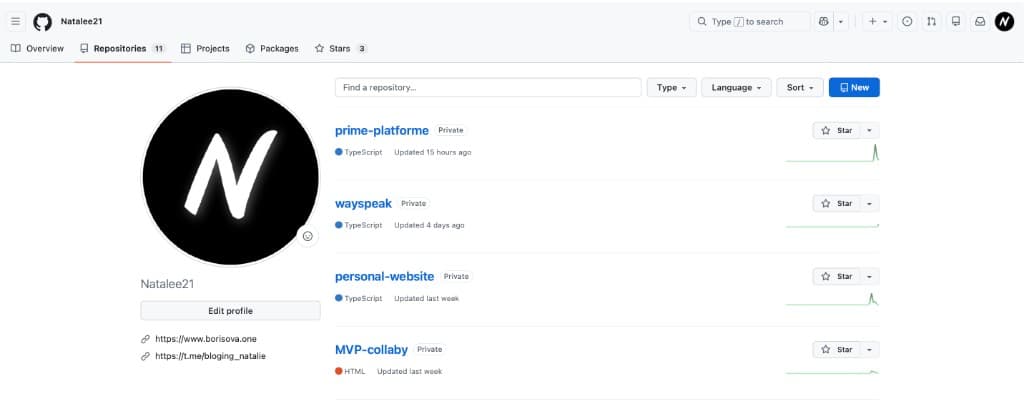 Создание репозитория на GitHub